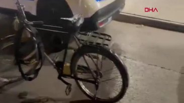 Bursa'da 2.50 promil alkollü çıkan bisikletliye ceza!