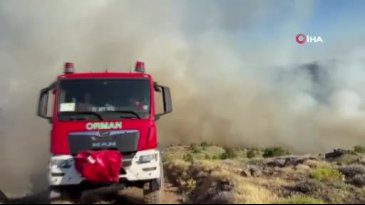 Elazığ'da örtü yangını söndürüldü: 500 dönüm alan zarar gördü