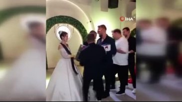 Bursa'da düğünde sıra dışı takı sürprizi!