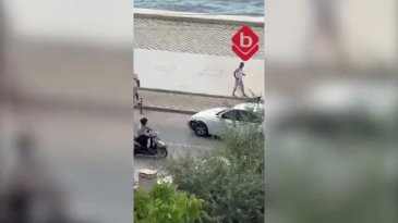 Bursa'da feci kazadan kıl payı kurtuldular!