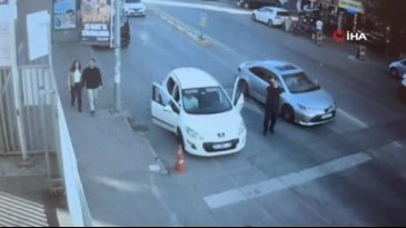 Ülker Stadyumu'nun önünde güvenlik görevlisini sürüklediler!