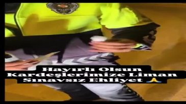 Sınava girmeden ehliyet aldı, utanmadan zarfı polise açtırdı!