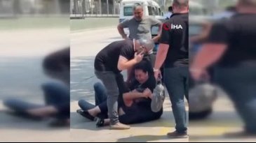 Bursa'nın göbeğinde eski eşinden kocasına meydan dayağı