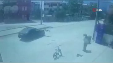 Bursa'da panik anları! Küçük çocuk ölümden döndü...