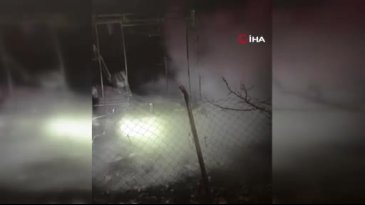 Bursa'da panik dolu anlar!