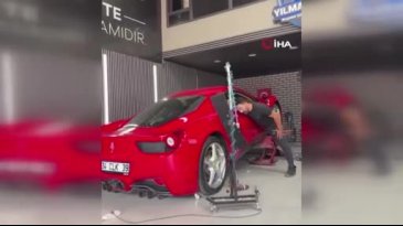 Oto tamircisinden 17 milyonluk kaza! Ferrari ile test sürüşü pahalıya patladı...