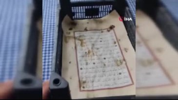 Kuran-ı Kerim'i kasanın altına serdi! Tepkiler çığ gibi...