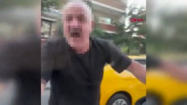 'Yol verme' kavgası kameralar yansıdı! Tekmeler, küfürler havada uçuştu...