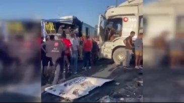 TEM Otoyolu'nda zincirleme kaza: Yaralılar var