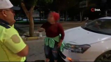 İnanılmaz anlar! Alkollü yakalanan kadının söyledikleri polisi şoke etti
