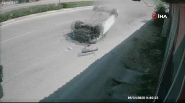 Bursa'da korkunç kaza! Defalarca takla attı...