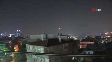 Başkenti saran dumanlar kameralara yansıdı!