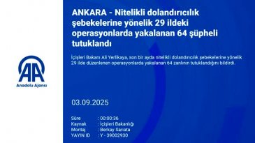 Bursa dahil 29 ilde operasyon!