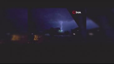 Bursa'da gece gökyüzü gündüze döndü!