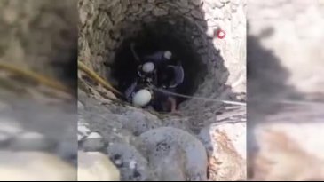Kuyudan gelen sese koştular! Ekipler zamanla mücadele etti