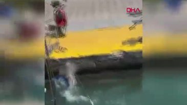 Nesli tükenmekte olan balığı zıpkınla vurdular, cezayı yediler! O anlar kamerada...