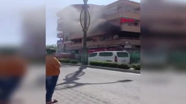 Binada korku dolu anlar! 5 kişi hastaneye kaldırıldı
