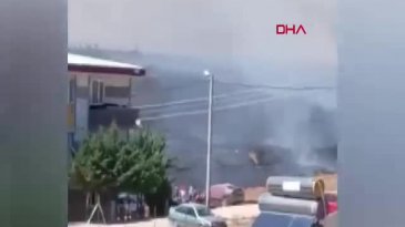 Bursa'da korkutan yangın! Onlarca dönüm kül oldu