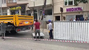 Bursa'da mahalleyi karıştıran olay! Vincin üzerine çıkıp eylem yaptılar...