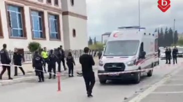 Yalova'da adliye önünde silahlı saldırı! Ölü ve yaralı var