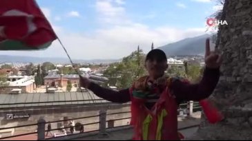 Bursa'da Filistin'e ilginç destek!