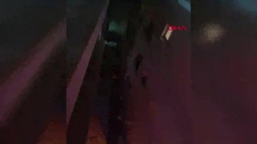 Güllü'nün camdan düşüşünün ardından yaşananlar kamerada!