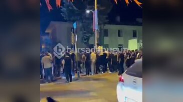 İznik'te gergin gece! Onlarca kişi toplandı, kentte geniş güvenlik önlemi alındı...