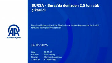 Bursa'da denizden çıktı! Tam tamına 2,5 ton