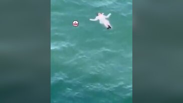 İstanbul'da esrarengiz olay! Denizde sırt üstü yatıp ağlarken bulundu