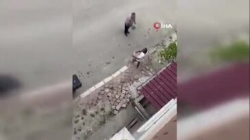 Eve giren yılanı elleriyle yakaladı! O anlar kamerada...