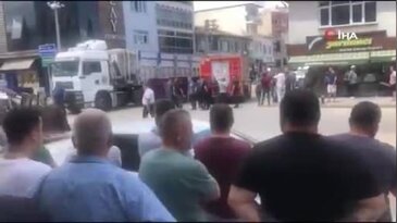 Karşıya geçmek isterken feci son!
