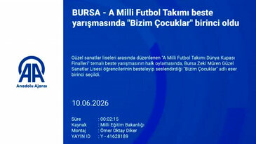 Bursalı öğrenciler milli takım beste yarışmasında birinci oldular!
