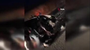 İki aracın kafa kafaya çarpıştığı kazada can pazarı! Sürücü "Öldürün beni" diye bağırdı...