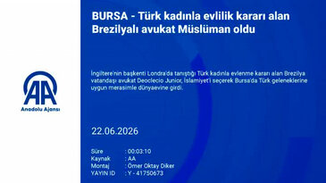 Bursa'daki düğünde herkesin gözleri doldu! Brezilyalı baba Türkçe kız istedi