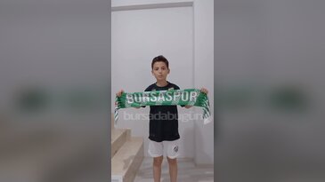 Minik Bursaspor taraftarından Başkan Çelik'e davet: 'Beni çok mutlu edersin'