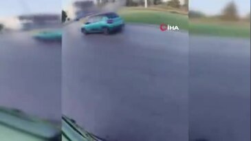 Bursa'da trafikte akılalmaz görüntü! Ters yöne giren sürücü kamerada...