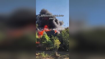 Bursa'da büyük yangın! Trafo patladı, alevler büyüdü