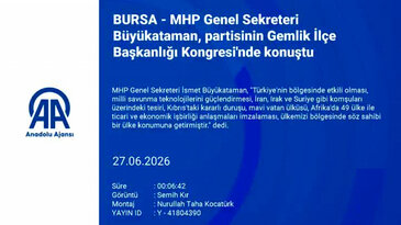 MHP Genel Sekreteri Büyükataman Gemlik'te: "Türkiye bölgesinde güçlü bir konuma ulaştı"