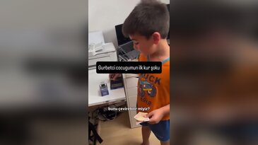 Gurbetçi çocuk TL'nin Euro karşısındaki değerini öğrenince ne yapacağını şaşırdı!