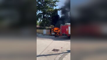 Bursa'da sahilde korkutan yangın! Ekmek teknesi küle döndü...