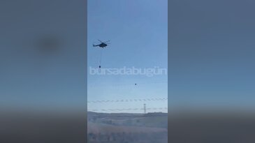 Bursa'da Orman Yangını! Havadan müdahale başladı...