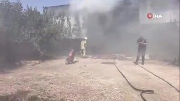 Bursa'da büyük yangın! Depo kül oldu, küçük çocuğun feryadı yürek dağladı