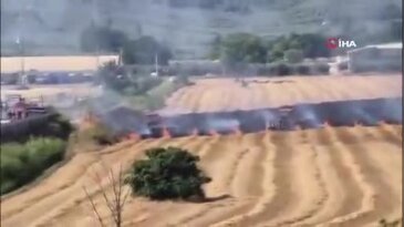 Bursa'da yürekleri ağza getiren yangın!