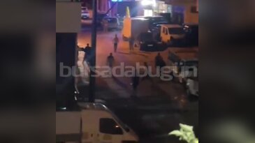Bursa'da gece yarısı tehlikeli gerginlik! Çok sayıda ekip sevk edildi...