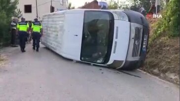 Bursa'da tarım işçilerini taşıyan servis devrildi! Çok sayıda yaralı var...
