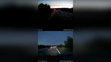 Orhangazi - İznik yolunda yürekleri ağza getiren sollama! Facia kıl payı önlendi..