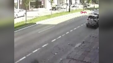 Bursa'da feci kaza! Ağaçları devirdi, takla atıp karşı şeride geçti