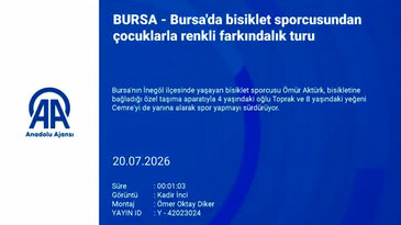 Bursa'da örnek spor tutkusu: Oğlu ve yeğeniyle yollara çıkıyor
