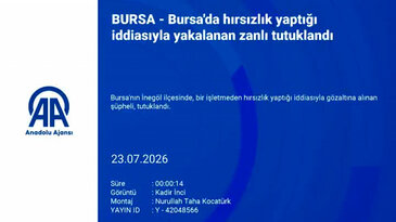 Kameralar ele verdi! Bursa'da bakır hırsızı tutuklandı