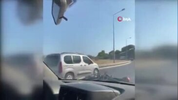 İzmir'de dehşet anları! Motosikletliyi ezip kaçan sürücüye ağır ceza